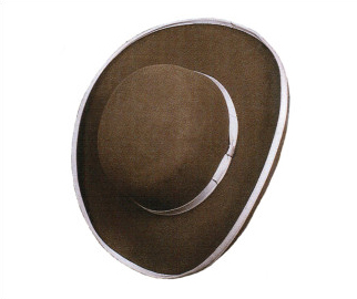Captain Call custom hat in Whiskey