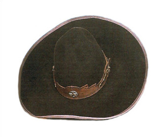 The Sombrero custom hat in Chocolate